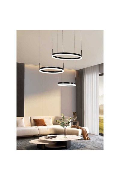 Sueva Crystal LED Chandelier with 2.4G wifi Remote Control, light/cold/warm/neutral, adjustable intensity