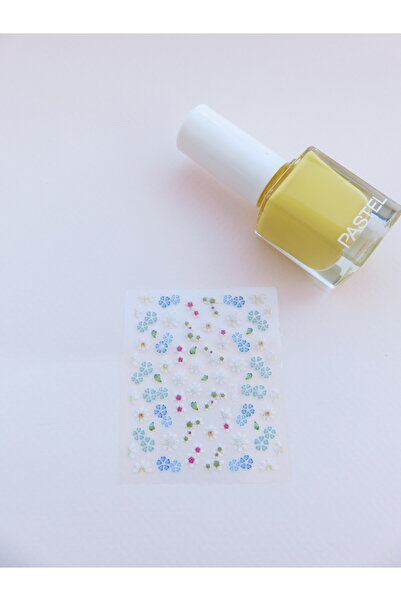 MAHLA Üç boyutlu tırnak yapışkanı , çiçekli evde kendin yap stiker tırnak yap...