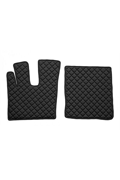 CED AUTO TRADE Set covorase camion, piele ecologica DAF XF106 2012-> euro 6 Negru AUTOMATA