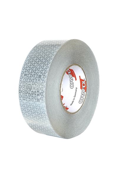 Mega Drive REFLECTIVE TAPE ORAFOL REFLEXITE WHITE 50MMX50M ECE 104