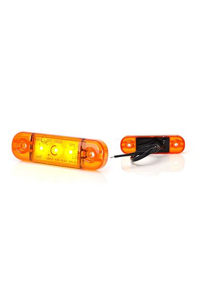 WAS SIDE LIGHT LED 708 W97.1, 12V-24V, ORANGE POSITION WAS