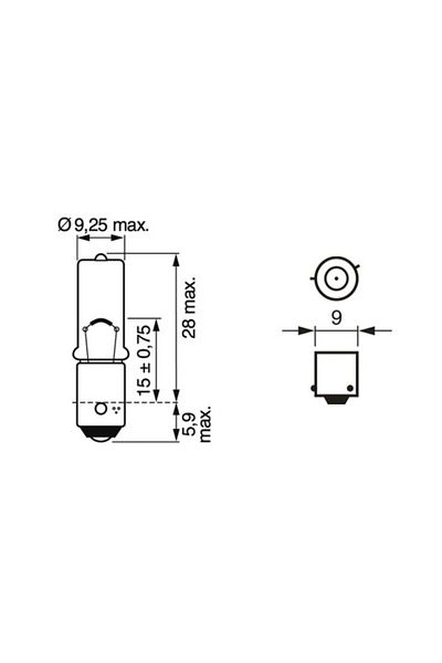 Bosch Bec 12V H6W 6W Pure Light Set 10 Buc Bosch