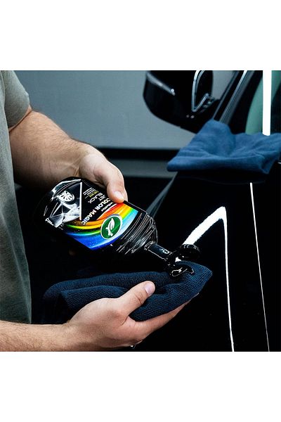 Turtle Wax Oja de mătase 3 în 1 Color Magic Jet Black Wax 500ml Turtle Wax