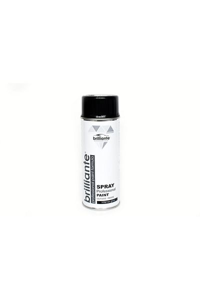 BRILLIANTE VOPSEA SPRAY NEGRU LUCIOS (RAL 9005) 400ml BRILLIANTE