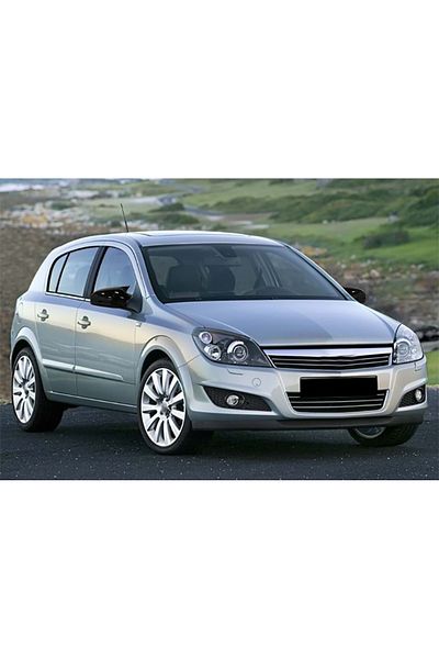 CED AUTO TRADE Capace oglinda compatibile cu Opel Astra H 2004-2009 Negru lucios Batman Style