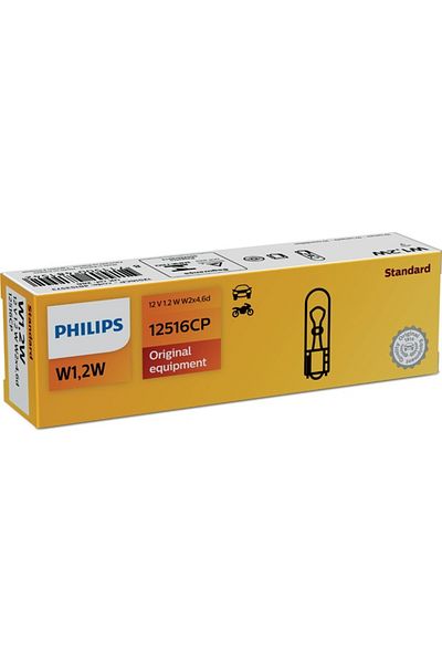 Philips Bec Fara Soclu W1.2W 12V Set 10 Buc Philips