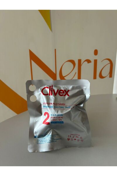 CLİVEX Ortopedik Sentetik Alçı Amerikan Alçı 2 inç (5cm x 3,6m)