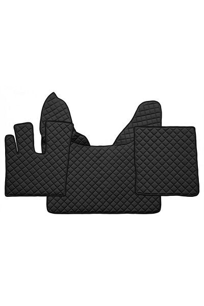 CED AUTO TRADE Set covorase camion, piele ecologica DAF XF106 2012-> euro 6 Negru AUTOMATA