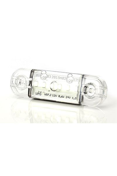 WAS SIDE LIGHT LED 713 W97.2, 12V-24V, POSITION WHITE WAS