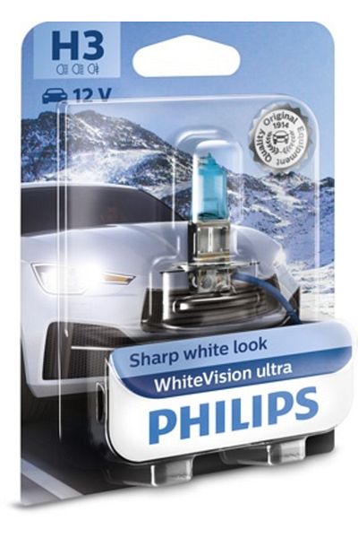 Philips BEC PROIECTOR H3 12V WHITE VISION ULTRA (blister) PHILIPS