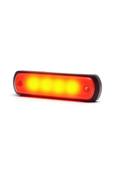 WAS LAMPA GABARIT LED 1342 W189N, 12V-24V, POZITIE ROSU WAS