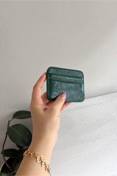 Yuka Atelier Θήκη για κάρτες από συνθετικό δέρμα με υφή Lily