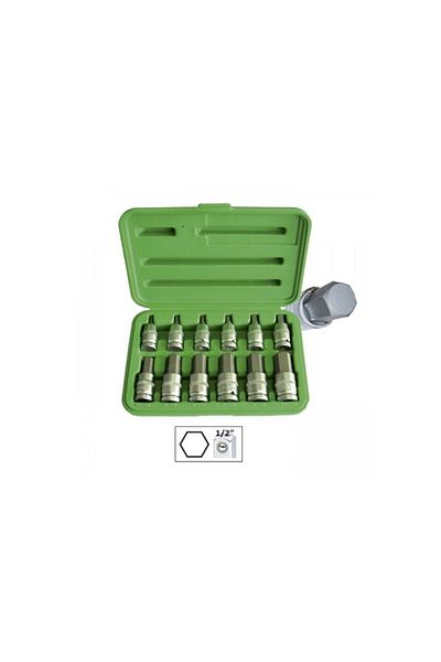 JBM 12 PIECE SET 1/2` HEX. JBM