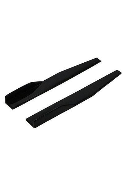 CED AUTO TRADE Prelungire praguri laterale negru lucios, 75 CM