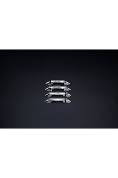 CED AUTO TRADE Chrome door handle ornament set compatible with VW PASSAT B7 2010-2014