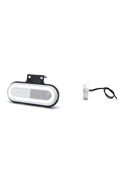 WAS LAMPA GABARIT LED 1401 W198, 12V-24V, POZITIE ALB WAS