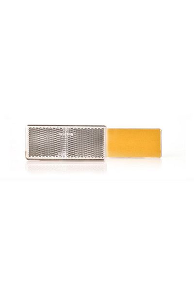 WAS Rectangular Reflector With Adhesive, 846 Up96X42, White Was