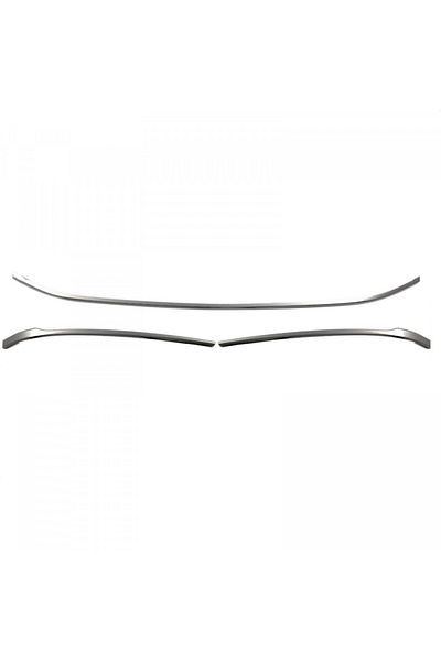 CED AUTO TRADE Stainless steel front bumper trims compatible with VW Passat B8 2015-2019 sedan