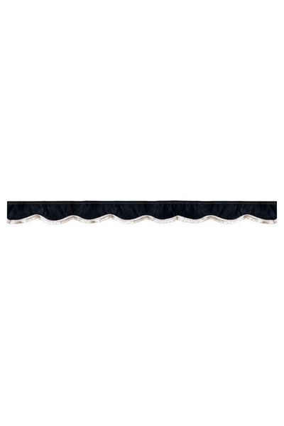 CED AUTO TRADE Truck cabin curtain set, universal compatible with Renault, black color