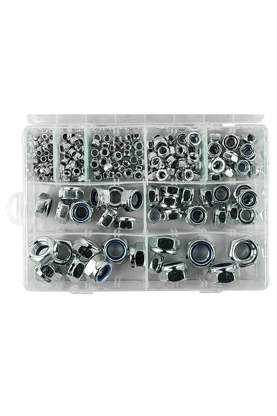 JBM SELF-LOCKING NUTS SET 228 PIECES JBM