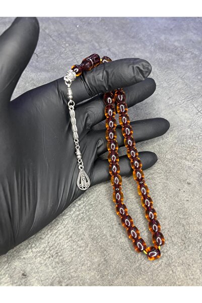 Mos Tespih سبحة من العنبر ذات عصا عالية الجودة