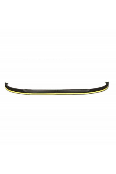 CED AUTO TRADE ASTRA Design front bumper extension, matt black with yellow lip