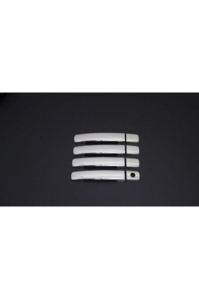CED AUTO TRADE Set ornamente cromate manere portiere compatibile NISSAN NAVARA D40 2006-2015