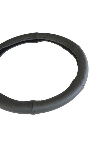 Umbrella STEERING WHEEL COVER, GENUINE LEATHER, BLACK 37-39 CM