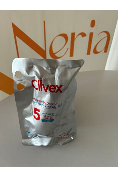 CLİVEX Ortopedik Sentetik Alçı Amerikan Alçı 5 inç (12,5cm x 3,6m)