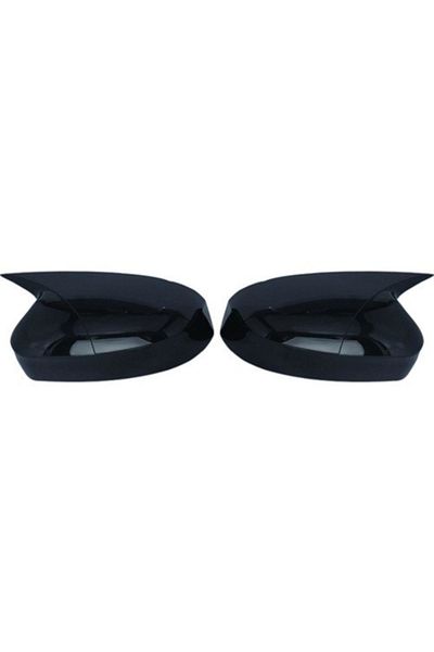 CED AUTO TRADE Capace oglinda compatibile cu VW Passat B6 2005-2010 Negru lucios Batman Style