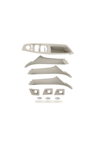 CED AUTO TRADE Set complet manere interior, gri, compatibil BMW seria 5 F10 F11 2010-2017