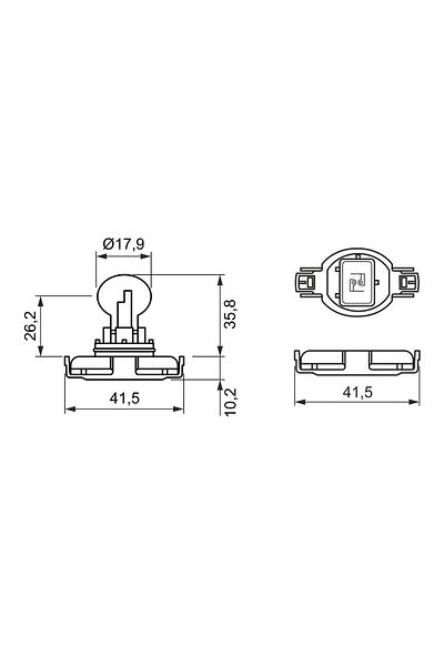 Bosch Bec 12V Ps19W 19W Pure Light Bosch