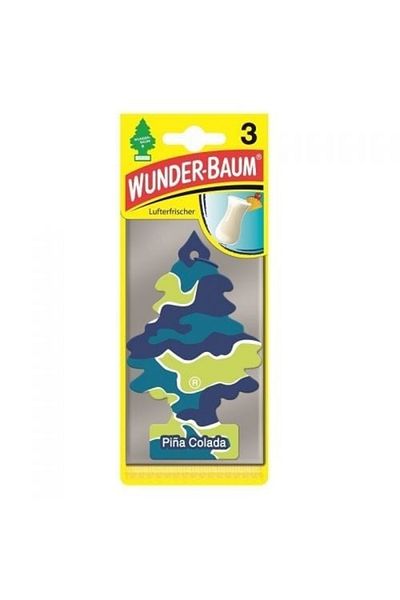 Wunder-Baum Set 3 Bucati Odorizante Auto Bradut Wunder-Baum Pina Colada