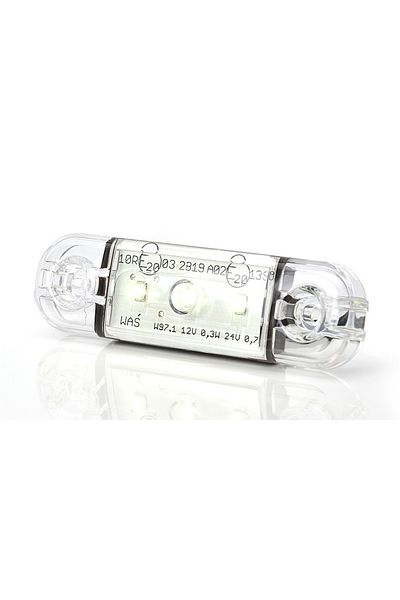 WAS SIDE LIGHT LED 710 W97.1, 12V-24V, POSITION WHITE WAS