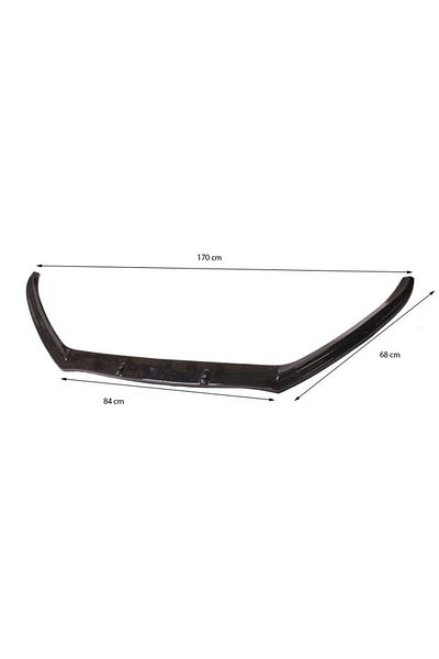 CED AUTO TRADE Prelungire bara fata compatibila VW Scirocco 2008-2017, negru lucios