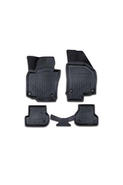 CED AUTO TRADE Set covorase auto cauciuc Skoda Octavia II 2004-2012, forma ta...