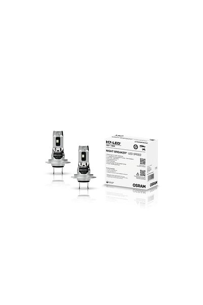 Osram Set 2 Becuri Night Breaker Led Speed H7 +230% Cutie Omologare Rar