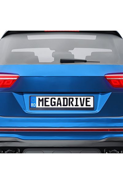 Mega Drive Mega Drive Carbon License Plate Holder 1 Piece
