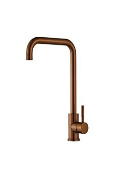 Aqua urable Modern Design Single Handle Stainless Steel Kitchen Mixer Rose Gold