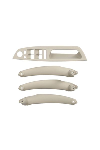 CED AUTO TRADE Set of 4 interior plastic handles BEIJ compatible BMW X5 E70 / BMW X6 E71 2007-2014