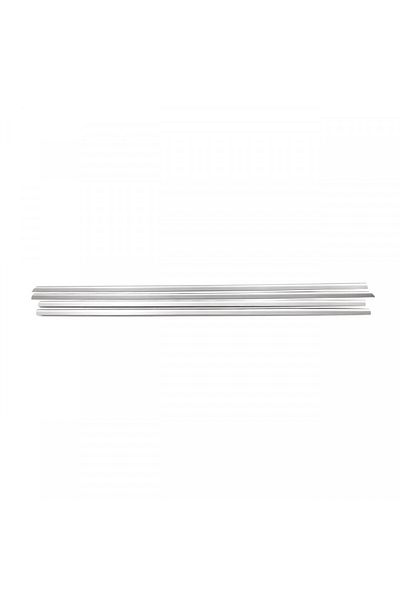 CED AUTO TRADE Set de 4 praguri laterale din oțel inoxidabil NISSAN NAVARA 2004-2015