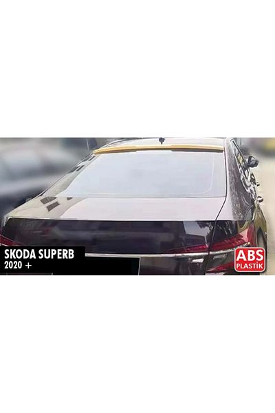 CED AUTO TRADE Eleron Luneta compatibil cu Skoda Superb III 2019->, Negru lucios