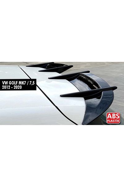 CED AUTO TRADE Eleron luneta compatibil VW Golf 7 2012-2019, AK Design negru lucios