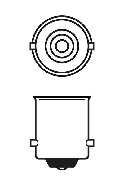 Bosch Set 2 Becuri 12V T4W 4W Pure Light (Blister) Bosch