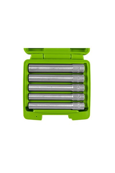 JBM SET OF 5 LONG HEXAGONAL TUBE WRENCHES 120MM 3/8` JBM
