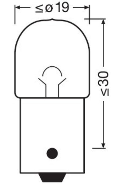 Osram Set 2 Becuri 12V R10W Original Blister Osram
