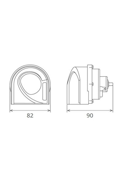 Seger ΣΕΤ ΗΛΕΚΤΡΟΜΑΓΝΗΤΙΚΗΣ ΚΟΡΝΑΣ ΜΕ ΡΕΛΕ 12V 6A+6A ΥΨΗΛΟΥ ΚΑΙ ΧΑΜΗΛΟΥ ΤΟΝΟΥ