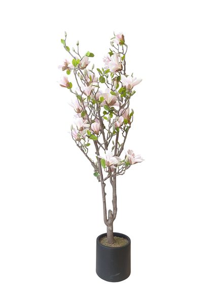 Generic 1.4m Artificial Pink Magnolia Tree