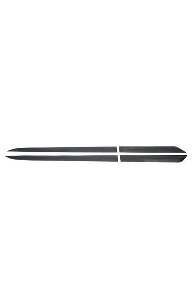 CED AUTO TRADE Set 4 bandouri pentru protectie usi, culoare neagra