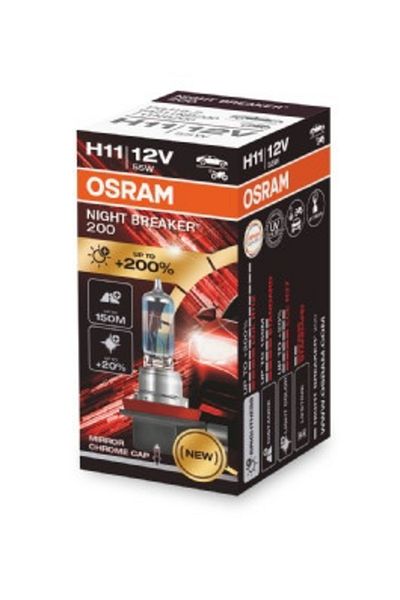 Osram Întrerupător de noapte BEC 12V H11 55 W +200% OSRAM